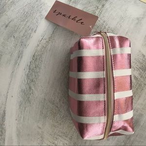 Pink Metallic and White “Sparkle” Bag